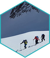 randonneurs montagne