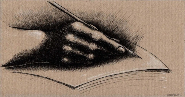 Étude | Encre de Chine, 1999 encre de Chine